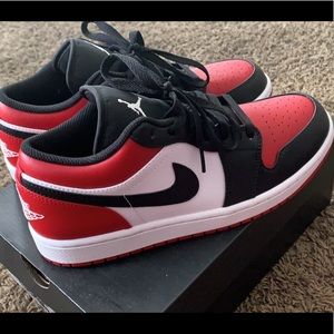 Jordan 1 Low Bred Toe